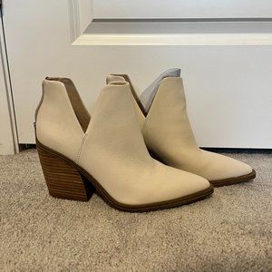 Vince Camuto Cream Booties